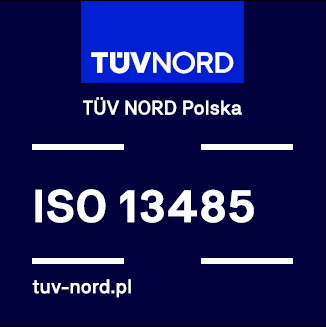 ISO 13485 certificate for WQS Management Consultants GmbH, issued by TÜV NORD Polska