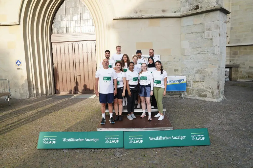 From the office to the starting line: the WQS team at the 2026 AOK Company Run in Hamm. An evening celebrating team spirit.